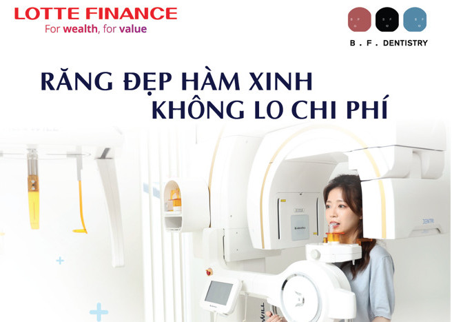 mừng hợp tác giữa B.F.Dentistry và Lotte Finance